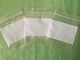 2mill clear poly white block ziplock  writable zipper  storage bags reclosable pouch