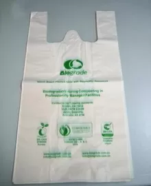 Biodegradable  T- Shirt Bag