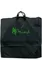 Black Foldable Zippered  PP Non Woven Garment  Bags with Handle