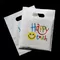 plastic  strong reusable die cut printed retailer shopping garment shoes promotional gift  tote  bag