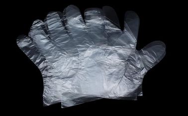 Plastic HDPE CPE  Disposable  Clear Embossed  Gloves for Industrial Medical Restaurant Cleaning