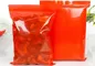 red color LDPE food grade plastic ziplock waterproof dustproof reclosable grip seal bags