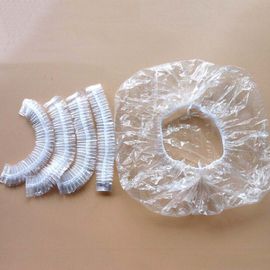 Hotel  clear elastic  disposable shower bathing hair care protector  cover salon caps