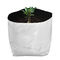 white black panda film plastic grow  vegetables tomatoes planter pots  planting nursery  bags