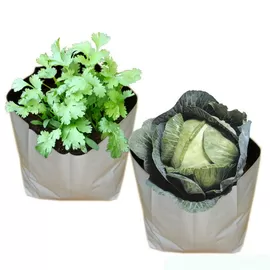 white black panda film plastic grow  vegetables tomatoes planter pots  planting nursery  bags