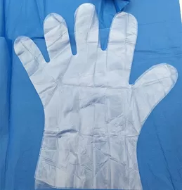 household kitchen cleaning gloves food grade large disposable  clear plastic gloves