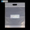 2mil thickness poly clear die cut  tote reclosable ziplock bags for merchandise packing