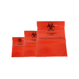 red yellow biohazard waste bag medical infectious disposable autoclave bag with symbol printing for hospital