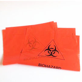 red yellow biohazard waste bag medical infectious disposable autoclave bag with symbol printing for hospital