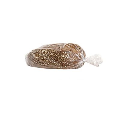 Transparent Clear plastic gusseted 4'' bottom Bread Loaf Bakery Packing Bags with twist ties